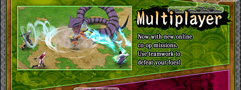 Multiplayer
Now with new online co-op missions. Use teamwork to defeat your foes!
