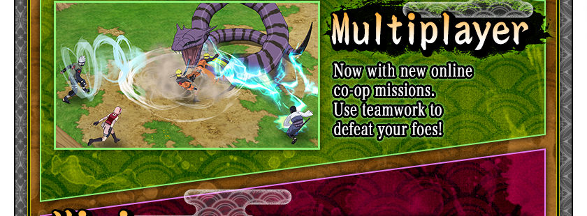 Multiplayer
Now with new online co-op missions. Use teamwork to defeat your foes!